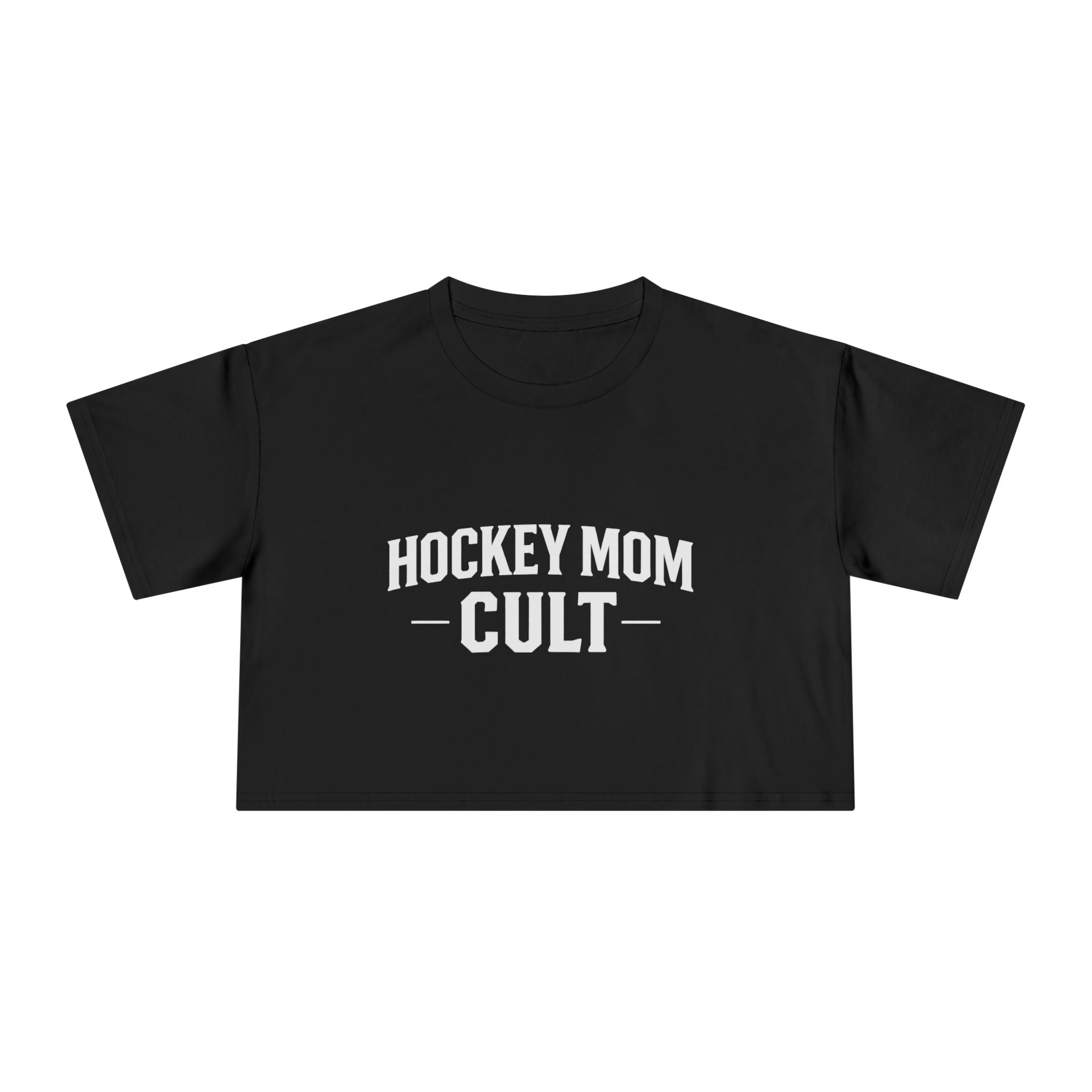 Hockey Mom Cult Women's Crop Tee