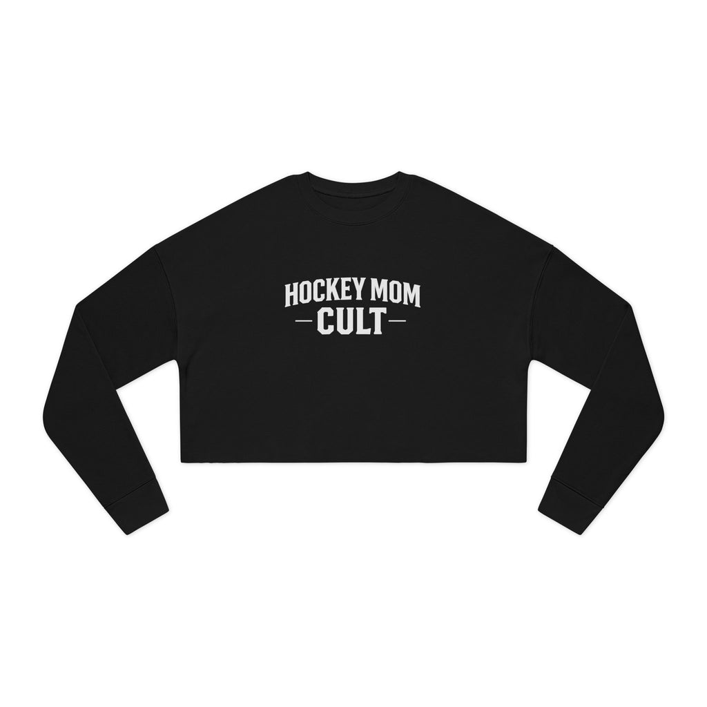 Hockey Mom Cult Cropped Sweatshirt