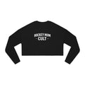 Hockey Mom Cult Cropped Sweatshirt