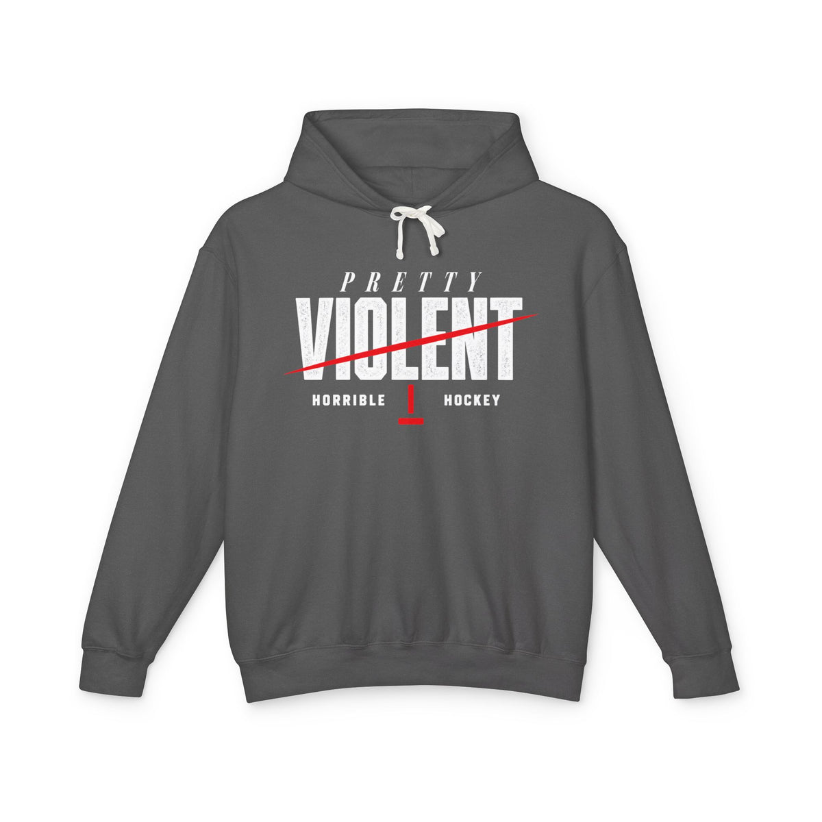 Pretty Violent Womens Lightweight Hooded Sweatshirt