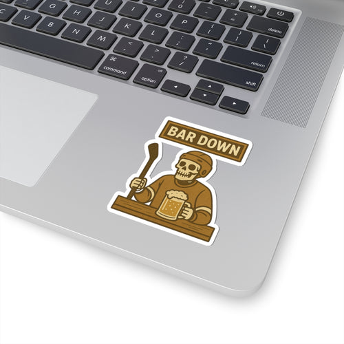 Bar Down Sticker