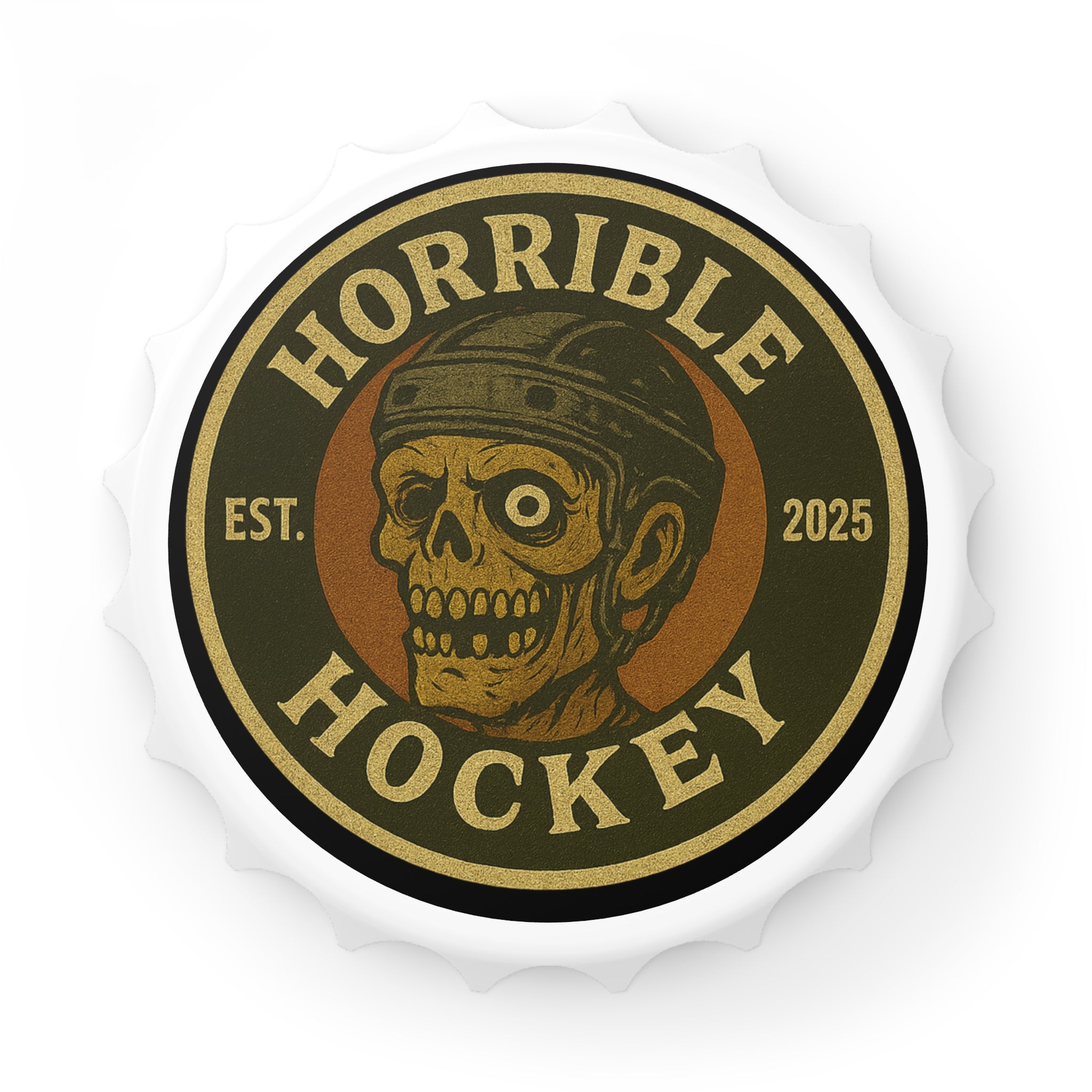 Horrible Hockey Bottle Opener