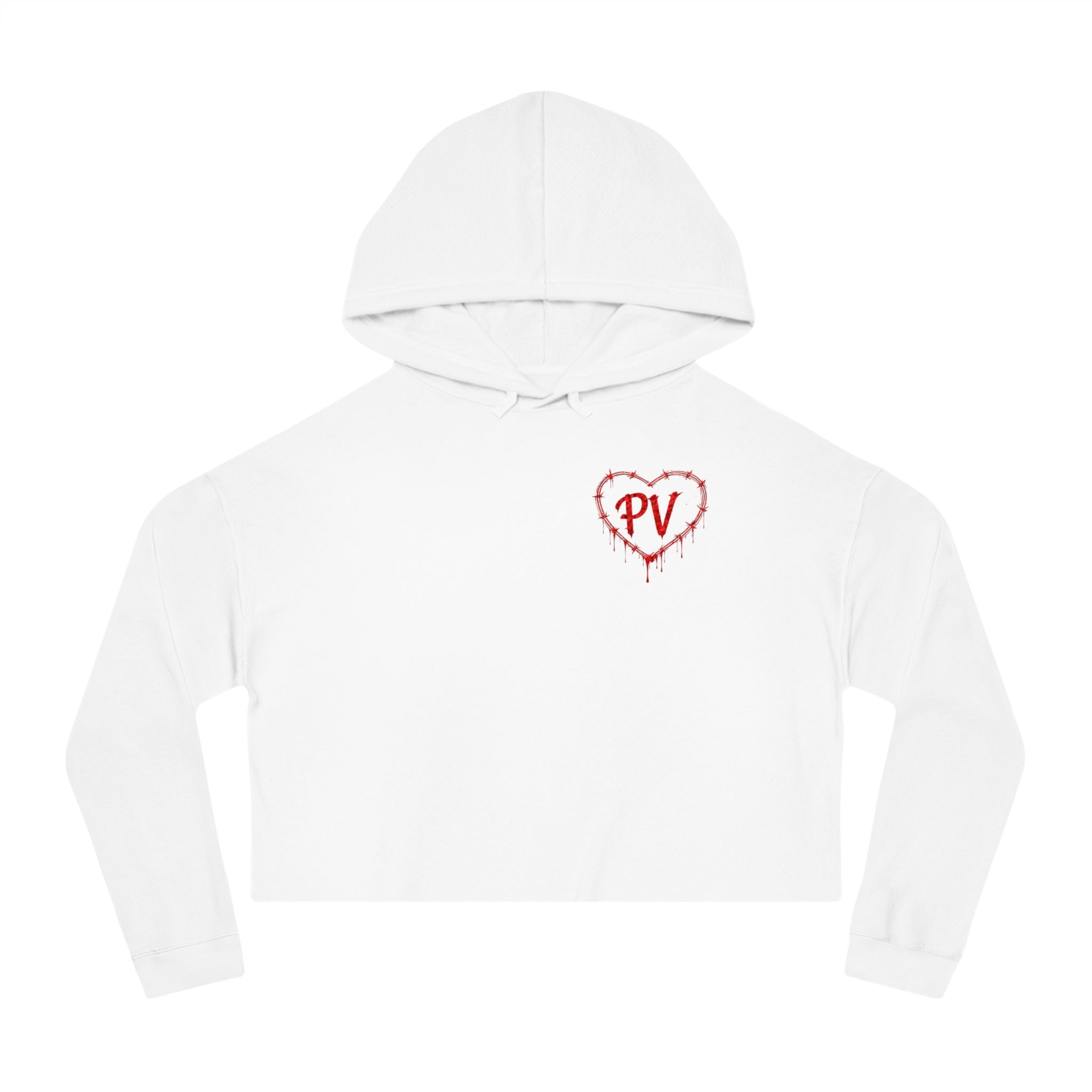 Pretty Violent Cropped Hoodie