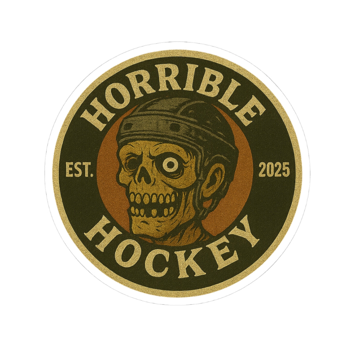 Horrible Hockey Sticker