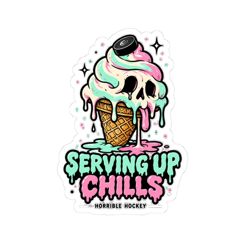 Serving Up Chills Sticker