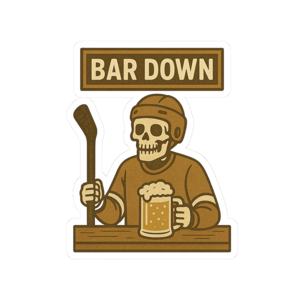 Bar Down Sticker