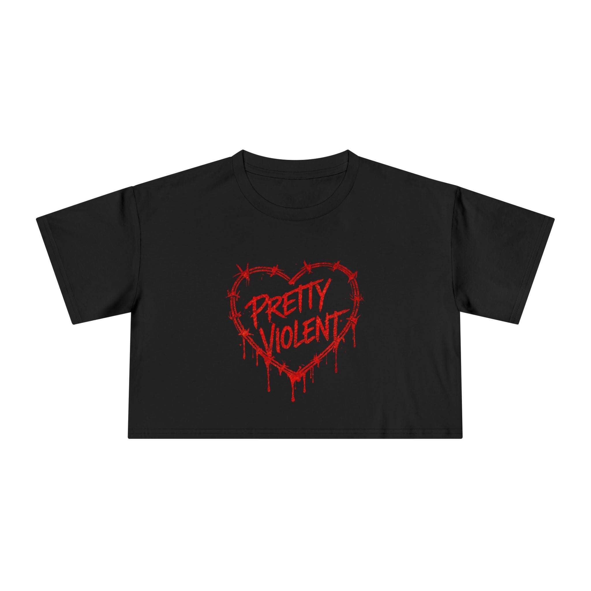 Pretty Violent Women's Crop Tee