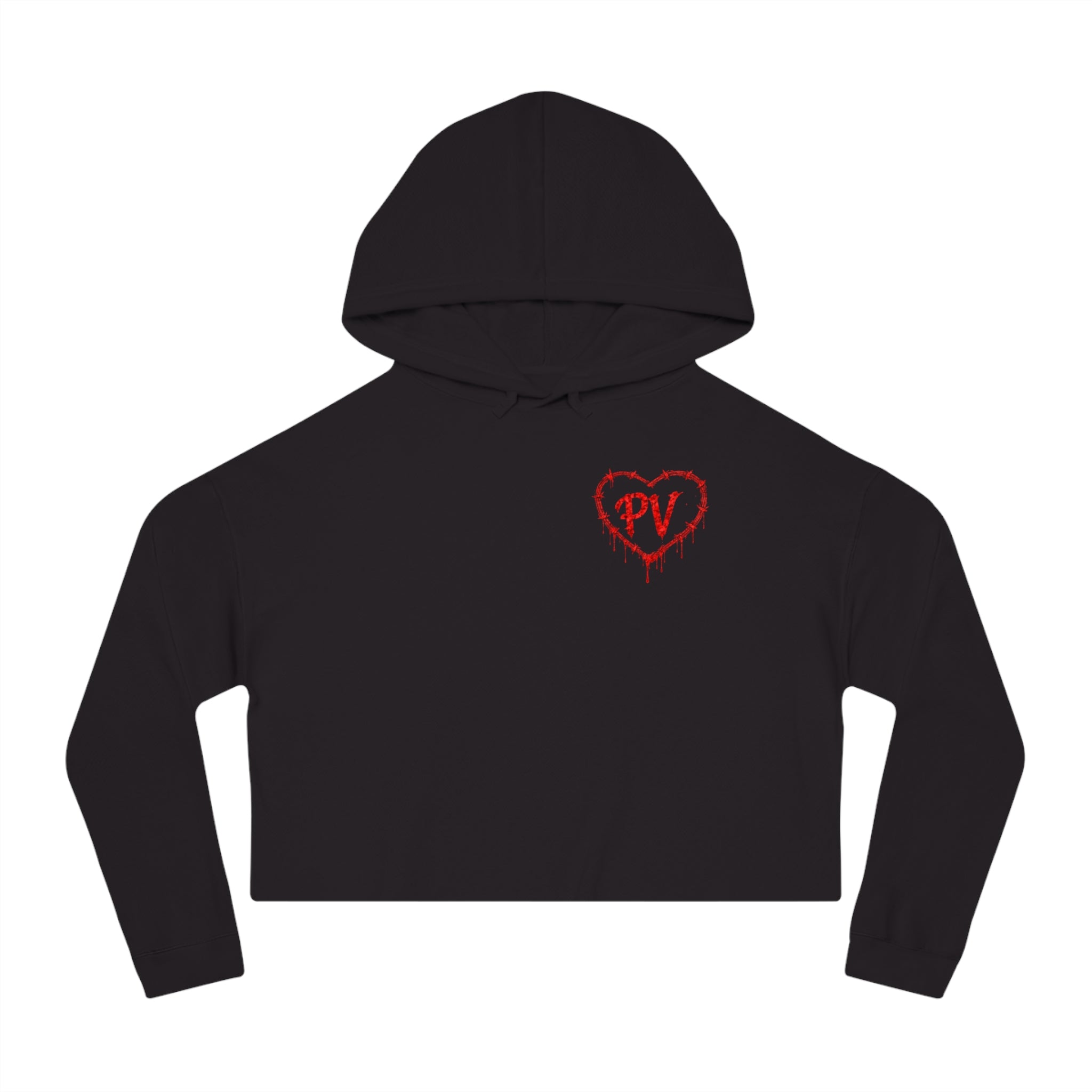 Pretty Violent Cropped Hoodie