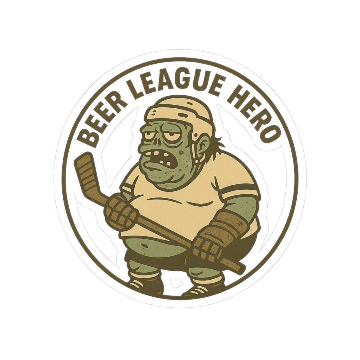Beer League Hero Sticker