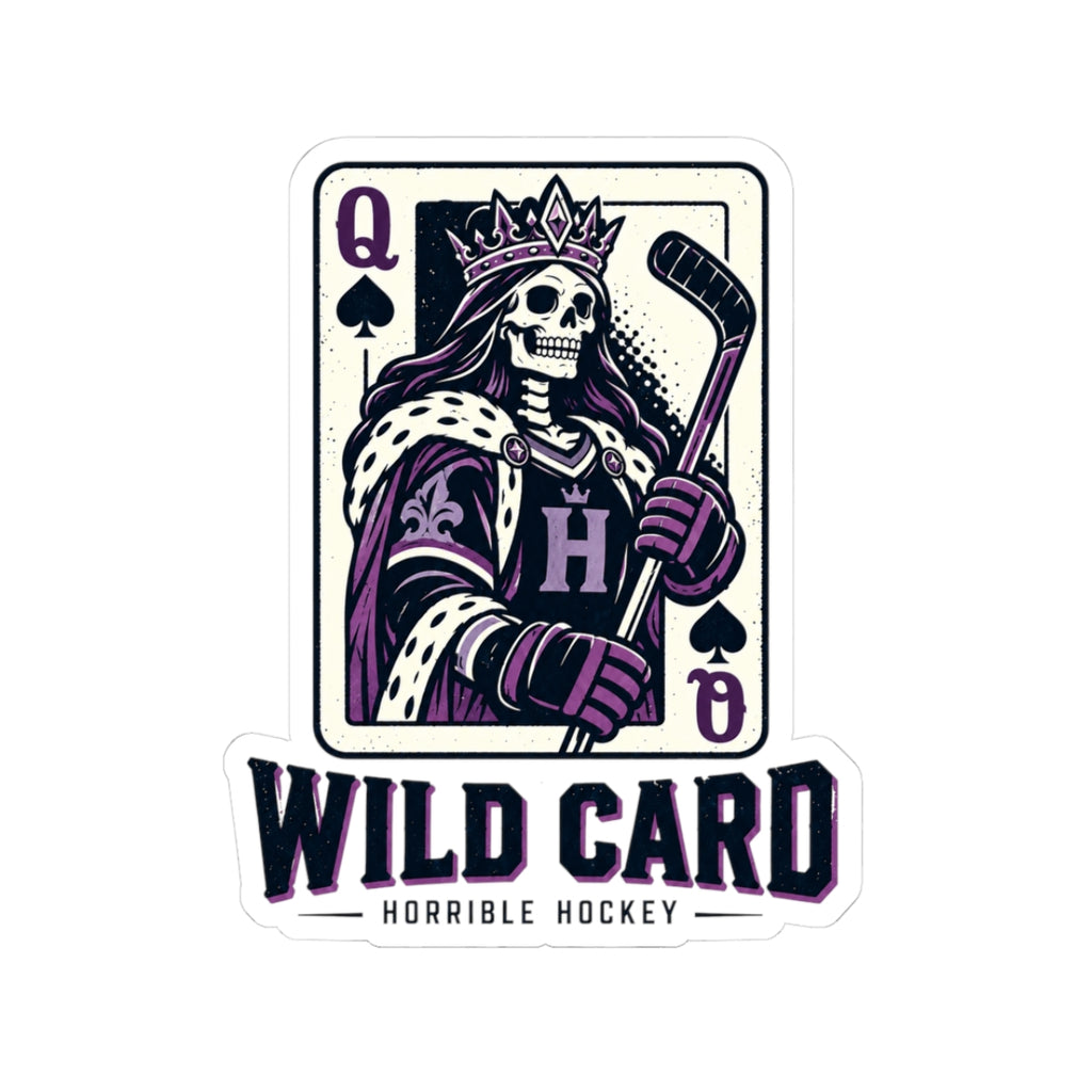 Wild Card Queen Sticker