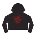 Pretty Violent Cropped Hoodie