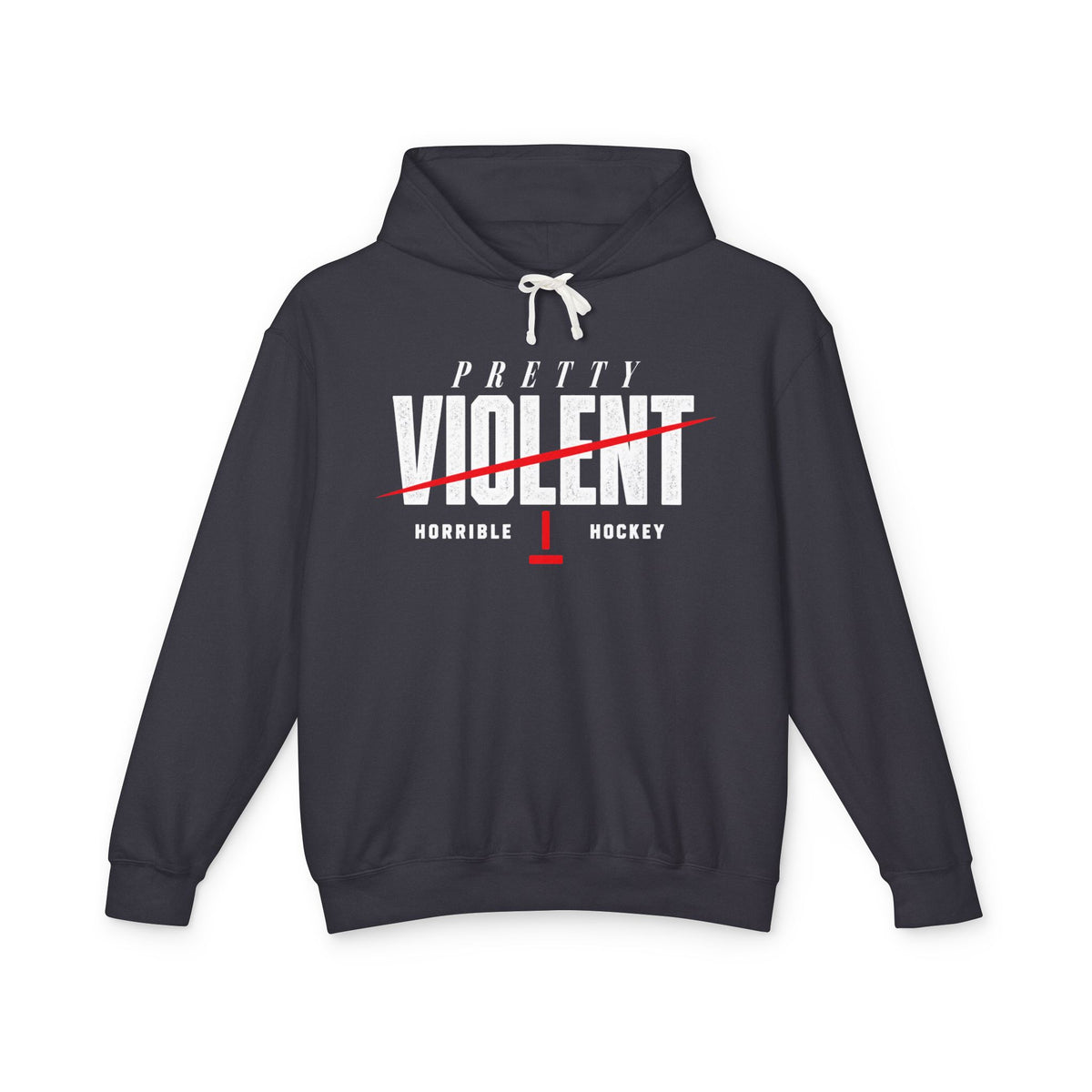 Pretty Violent Womens Lightweight Hooded Sweatshirt